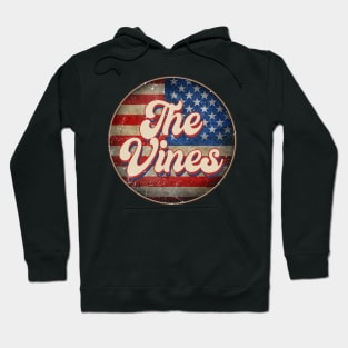 American Flag Personalized Vines Proud Name Birthday Hoodie